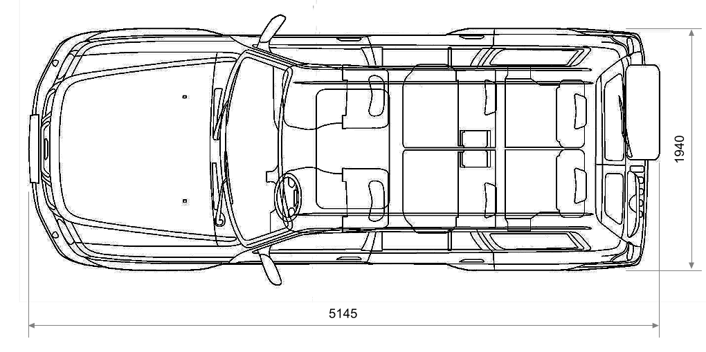 Nissan patrol чертеж